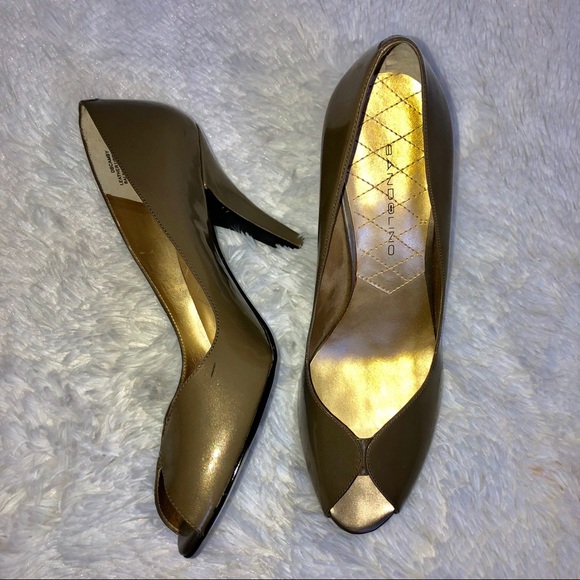 Bandolino Shoes - New Bandolino Peep Toe Taupe Heels